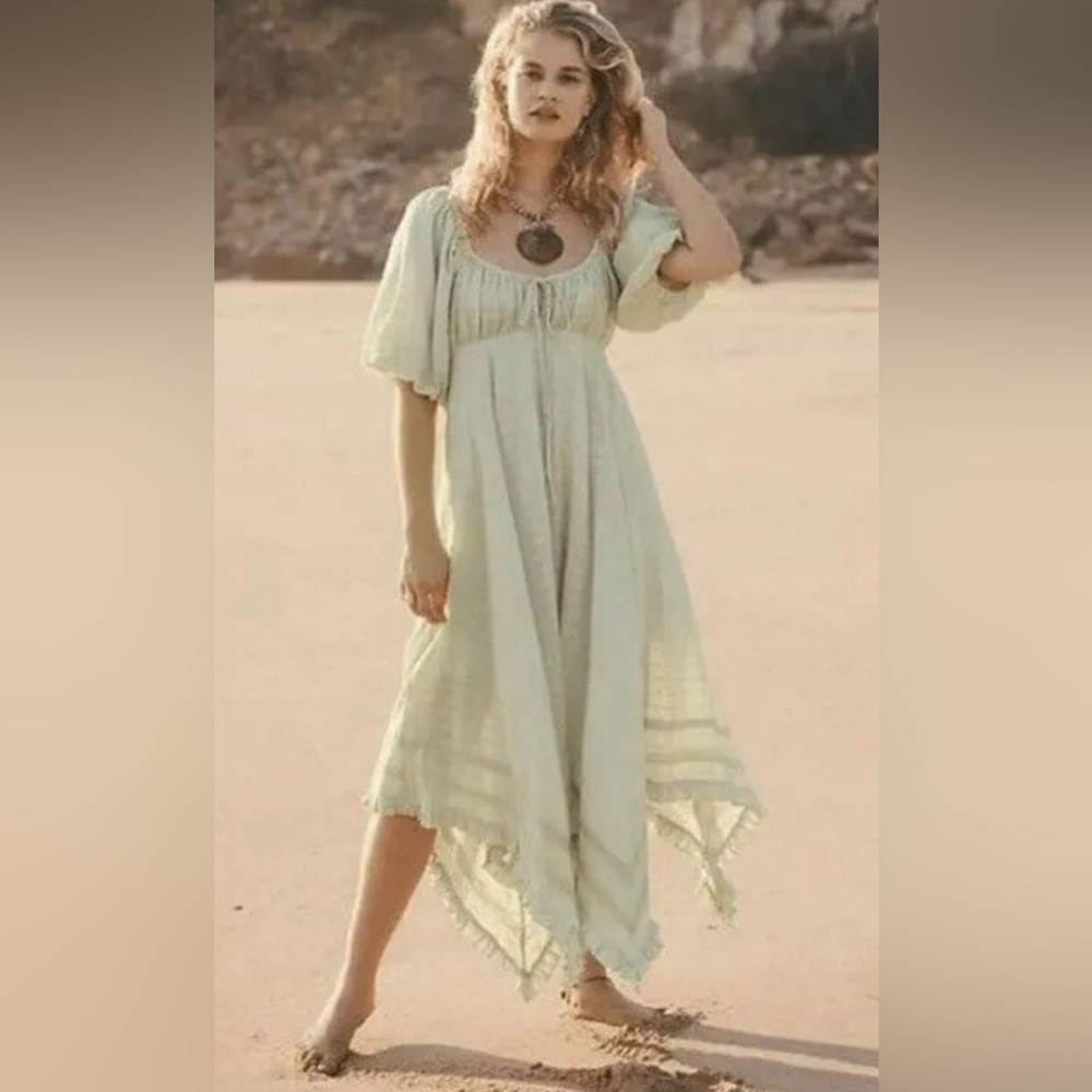 NWT Free People On My Level Romantic Maxi Dress Size XS